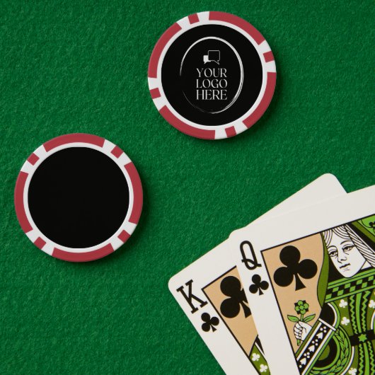 Uw Logo Hier Modern Poker Chips (Pokertafel (Dubbel))