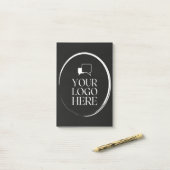 Uw Logo Hier Modern Post-it® Notes (Op bureau)