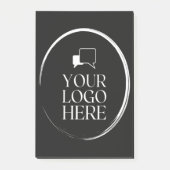 Uw Logo Hier Modern Post-it® Notes (Voorkant)