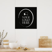 Uw Logo Hier Modern Poster (Keuken)