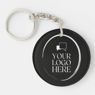 Uw Logo Hier Modern Sleutelhanger