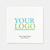 Uw Logo hier, naam & website promotie Servet (Voorkant)