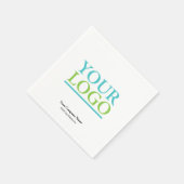 Uw Logo hier, naam & website promotie Servet (Hoek)