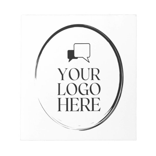Uw Logo Hier Notitieblok (Voorkant)