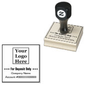 Uw Logo hier | Onderneming uitsluitend bestemd voo Rubberstempel (Gestempeld)