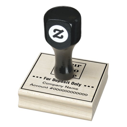 Uw Logo hier | Onderneming uitsluitend bestemd voo Rubberstempel (Stempel)