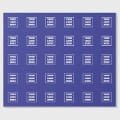 UW LOGO HIER PERSONALIZED NAAM EN TEKST CADEAU CADEAUPAPIER (Vlak)