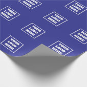 UW LOGO HIER PERSONALIZED NAAM EN TEKST CADEAU CADEAUPAPIER (Hoek)