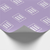 UW LOGO HIER PERSONALIZED NAAM EN TEKST GIFT CADEAUPAPIER (Hoek)