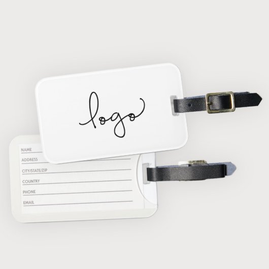 Uw Logo hier promotionele swag branding Bagagelabel