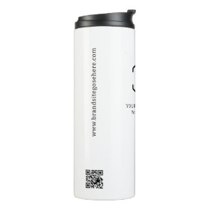 Uw Logo Hier QR Code Zakelijke Promotie  Thermosbeker