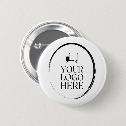Uw Logo Hier Ronde Button 5,7 Cm (Voorkant /achterkant)