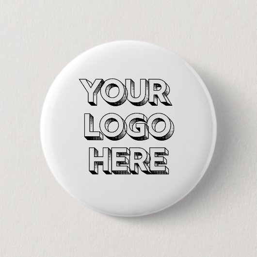 Uw Logo Hier Ronde Button 5,7 Cm (Voorkant)