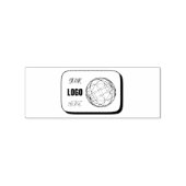 Uw Logo Hier Rubberstempel (Afrduk)