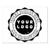 Uw Logo hier Rubberstempel (Afrduk)
