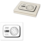 Uw Logo Hier Rubberstempel (Gestempeld)