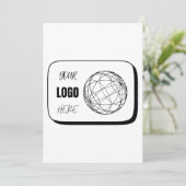 Uw Logo Hier Save The Date (Staand voorkant)