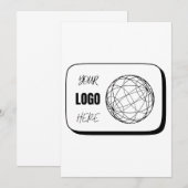 Uw Logo Hier Save The Date (Voorkant / Achterkant)