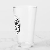 Uw Logo hier Schattige Funny Creëer Uw eigen ontwe Glas (Links)