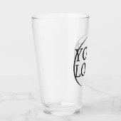 Uw Logo hier Schattige Funny Creëer Uw eigen ontwe Glas (Rechts)