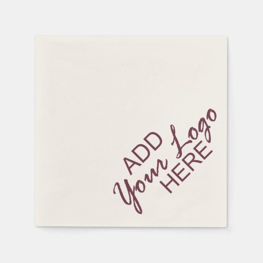 Uw logo hier servetten (Voorkant)