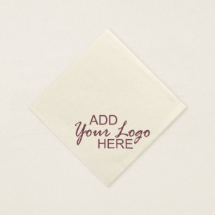 Uw logo hier servetten