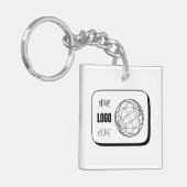 Uw Logo Hier Sleutelhanger (Voorkant Links)