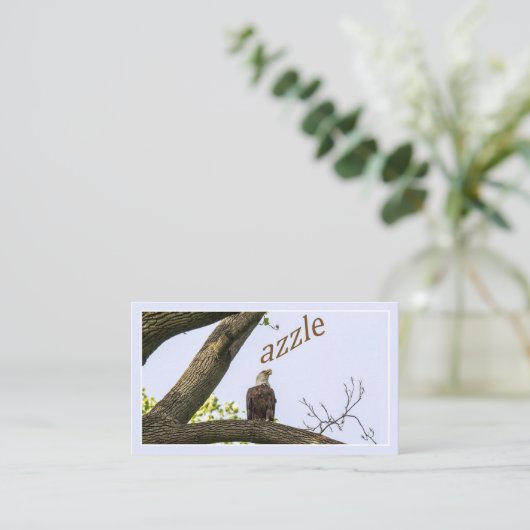 Uw Logo hier Visitekaartje (Staand voorkant)