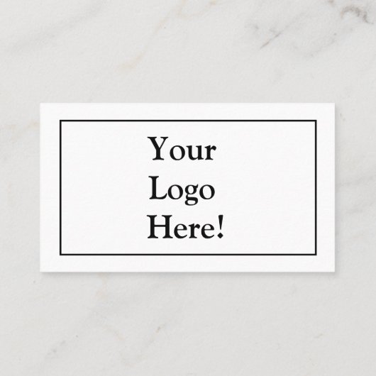 Uw Logo hier Visitekaartje (Achterkant)