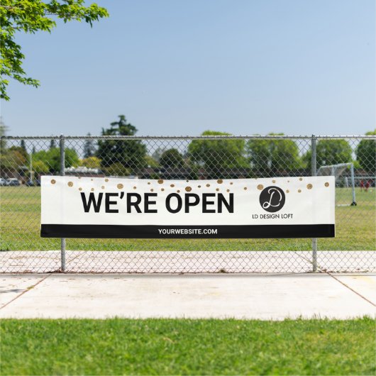 Uw Logo hier Wij staan open voor uw bedrijf Spandoek (Insitu)