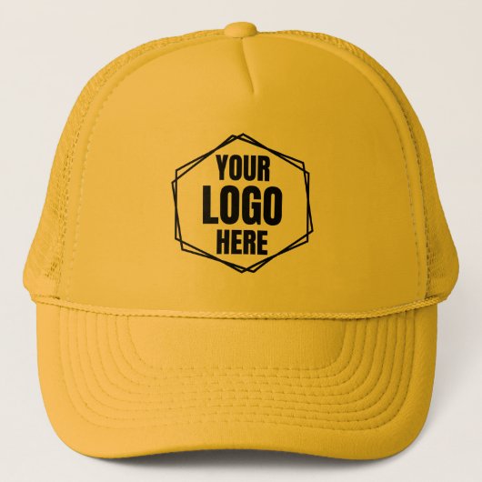 Uw Logo hier | Yellow Trucking Company Personeel P Trucker Pet (Voorkant)