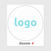 Uw Logo hier zakelijke marketing Stickers (Vel)
