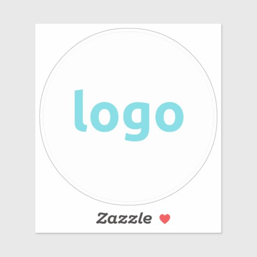 Uw Logo hier zakelijke marketing Stickers (Vel)