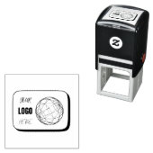 Uw Logo Hier Zelfinktende Stempel (In situ)