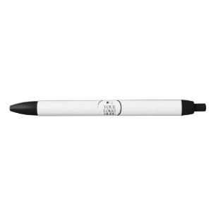 Uw Logo Hier Zwarte Inkt Pen