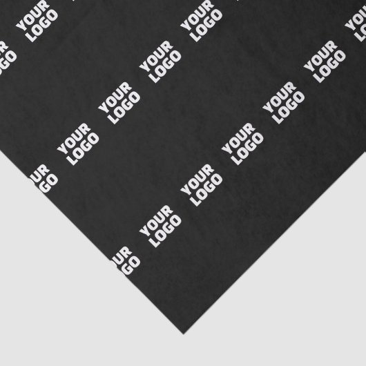 Uw Logo | horizontaal betegeld streeppatroon Tissuepapier (Detail)