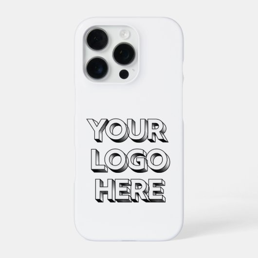 Uw Logo iPhone 16 Pro Hoesjes Hoesje (Achterkant)