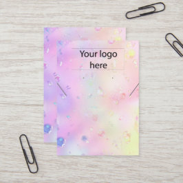 Uw logo juwelen-ketting oorenkaart visitekaartje