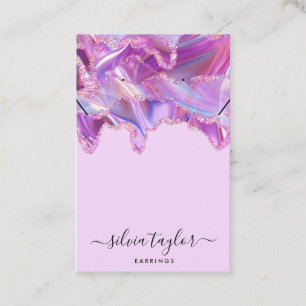 Uw logo juwelen-ketting oorenkaart visitekaartje