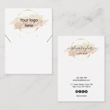 Uw logo juwelen-ketting oorenkaart