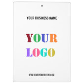 Uw Logo Klembordnaam Website - Promotie Klembord (Achterkant)