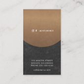 Uw Logo Koffiehuismanager | Chalkbordkoper Visitekaartje (Achterkant)