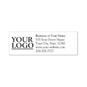 Uw Logo /Kunst DIY Naam Adres Telefoon Website Vs  Zelfinktende Stempel (Design)