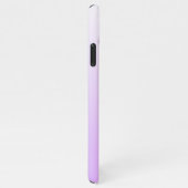 Uw Logo/kunst/foto, naam, roze & lavender Ombre iPhone Hoesje (Rechterkant)