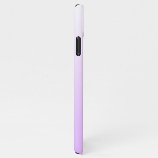 Uw Logo/kunst/foto, naam, roze & lavender Ombre iPhone Hoesje (Rechterkant)