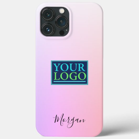 Uw Logo/Kunst/Foto, Naam, Verlooplavender/Roze Case-Mate iPhone Case (Achterkant)