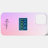 Uw Logo/Kunst/Foto, Naam, Verlooplavender/Roze Case-Mate iPhone Case (Achterkant (horizontaal))