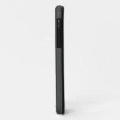 Uw Logo/Kunst/Foto, naam wit script, donkergrijs Case-Mate iPhone Case (Achterkant/links)