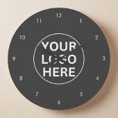 Uw Logo L Business Professional Branded Grey Grote Klok