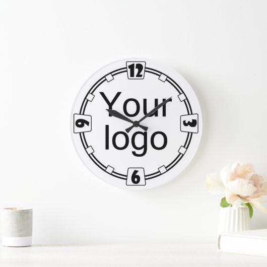 Uw logo, logo, eenvoudig, minimalistisch, kantoor grote klok (Huis)